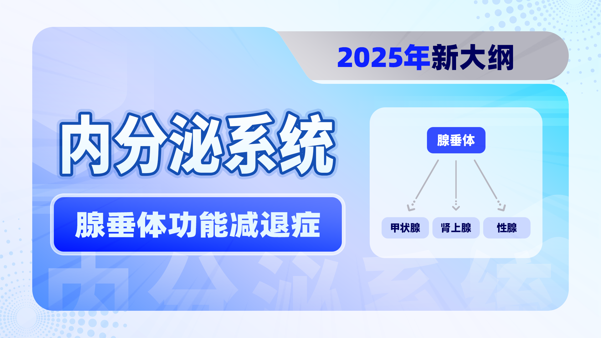 【2025年新大纲】内分泌系统-腺垂体功能减退症