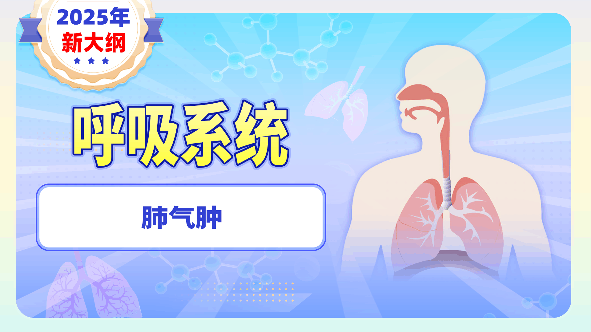 【2025年新大纲】呼吸系统-肺气肿
